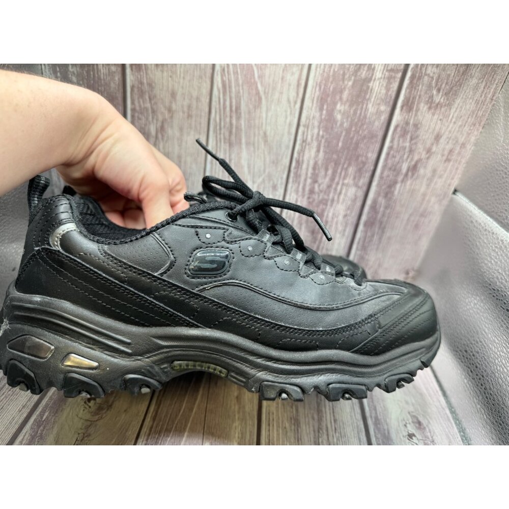 💕Skechers Women's D'Lites Fresh Start Memory Foam Lace-up Sneaker Size 9 - Picture 5 of 14